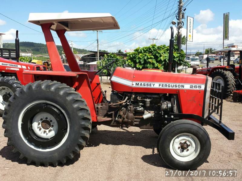 Massey Ferguson 265, com bloqueio, ano 1986, 4x2, Revisado, 03 meses de garantia "VENDIDO" 